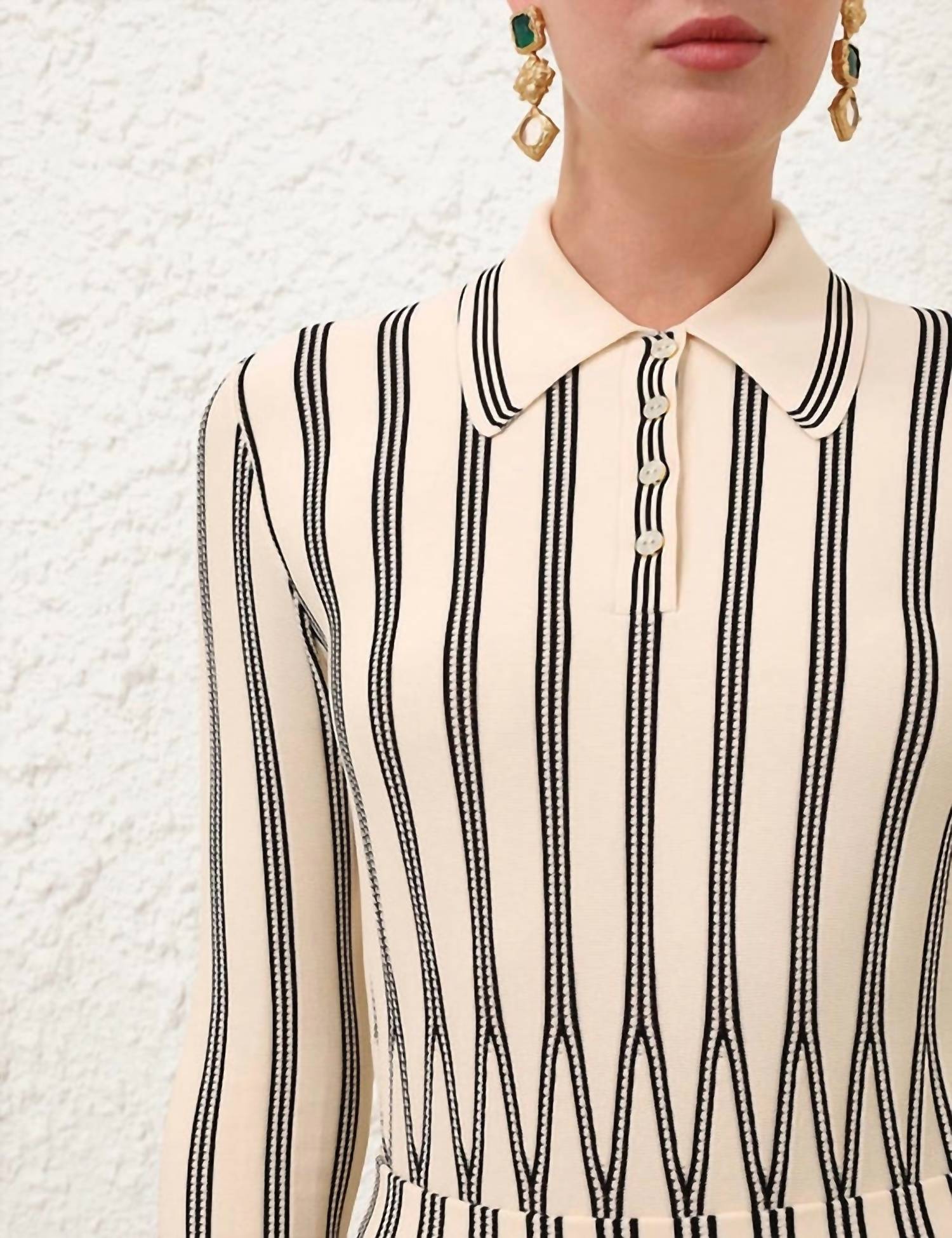 Zimmermann - Rebellion Striped Polo