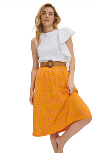 Lele De Baltzac - Fenice Midi Skirt