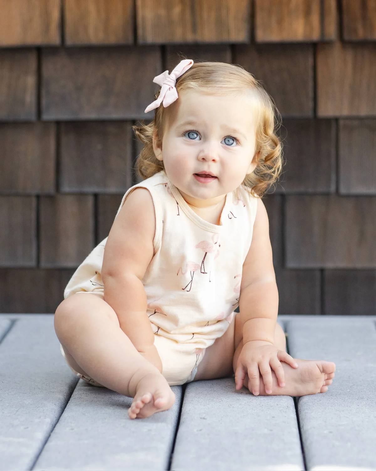 Rylee + Cru - Flamingo Bubble Onesie