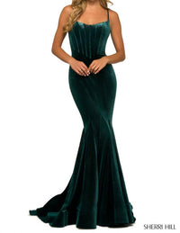 Sherri Hill - Velvet Prom Dress