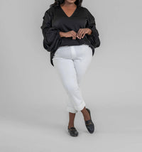 Nouvelle / Silk95Five - Como V-neck Blouse - Plus