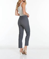 Slimsation By Multiples - Pull On Twill Ankle Pants