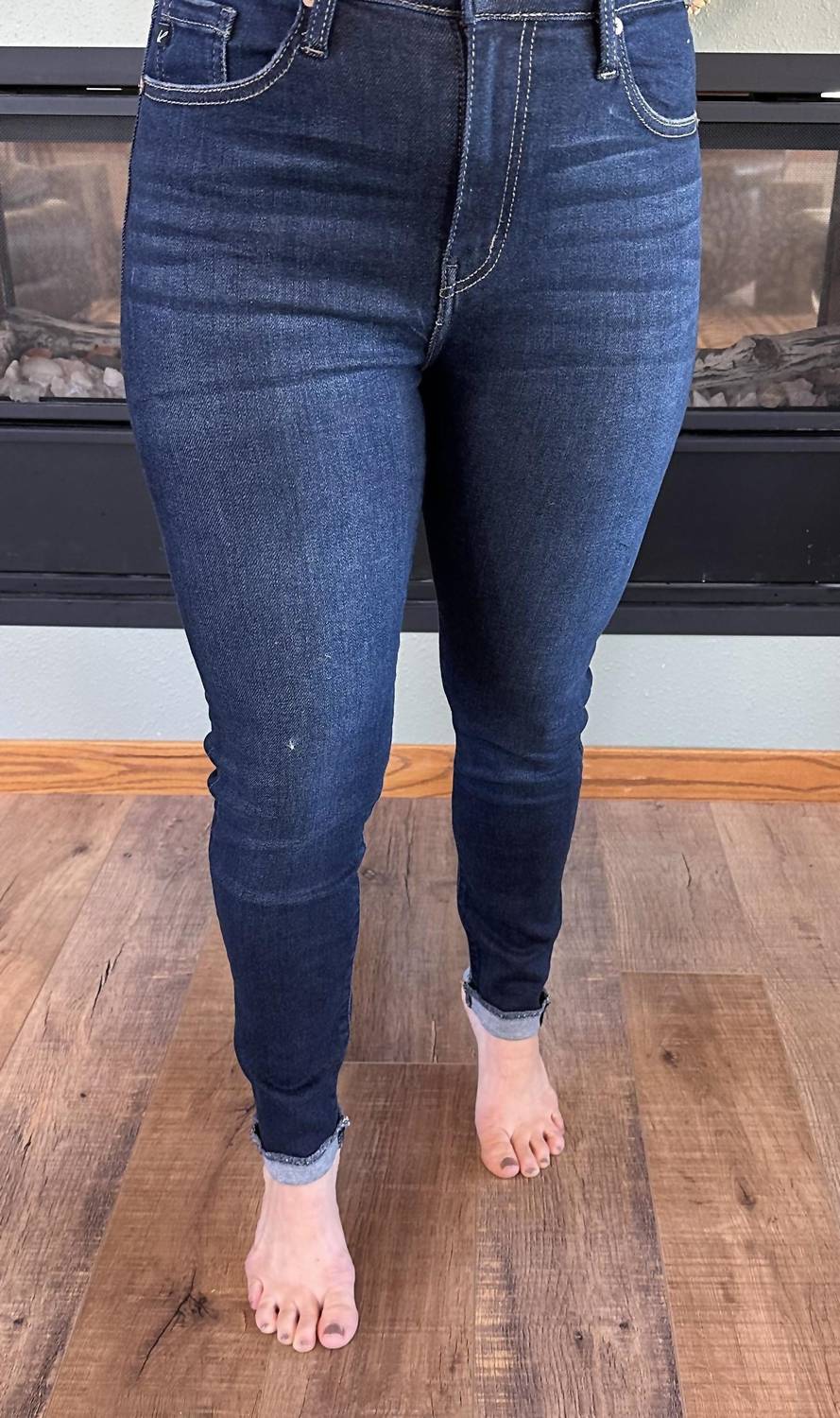 Kancan - Janice High Rise Cigarette Leg Jeans