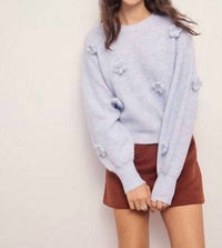 Minkpink - Vera Floral Applique Knit Sweater