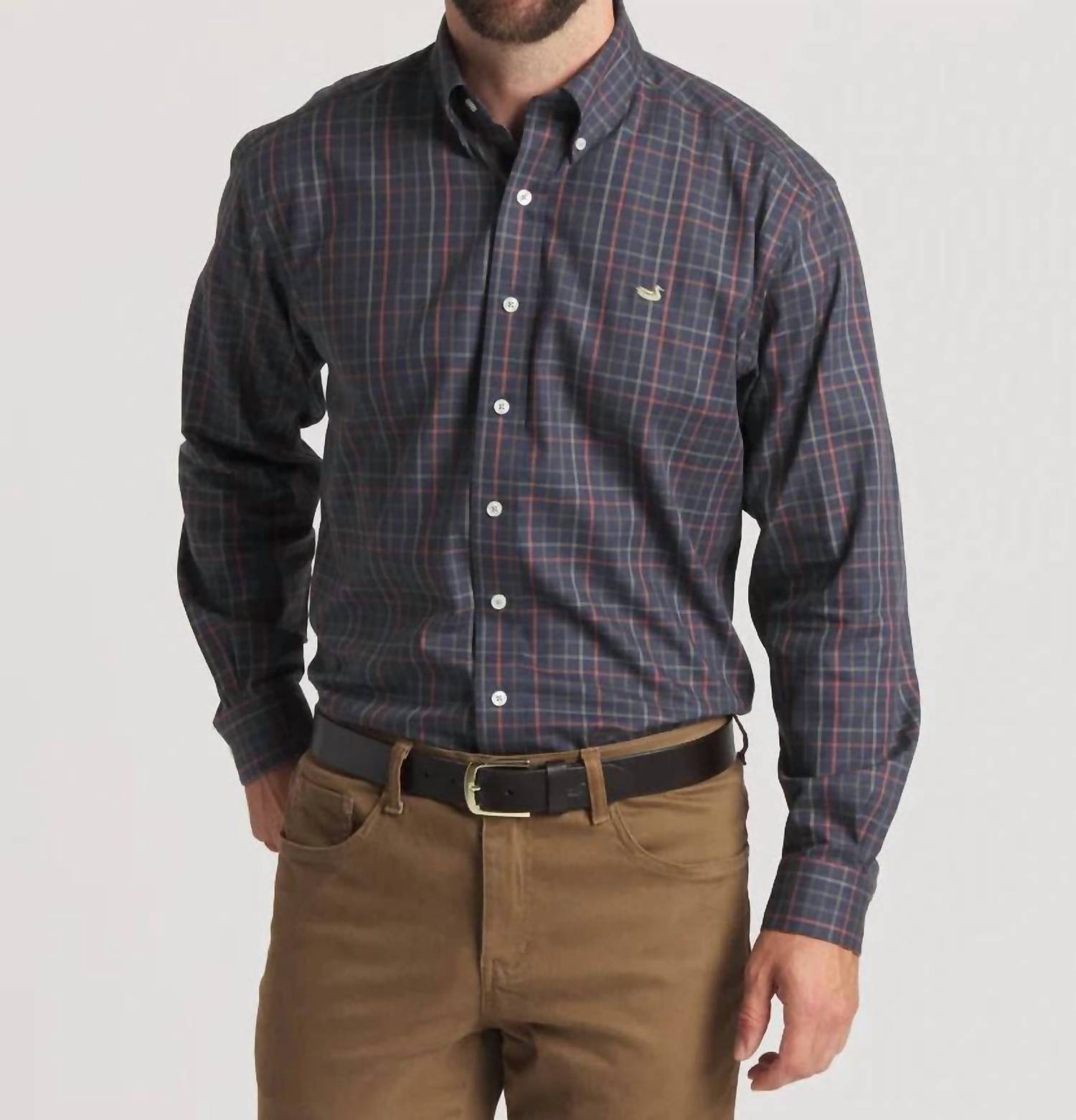 Southern Marsh - Chateau Windowpane Shirt