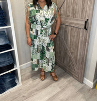 Ces Femme - Paisley Print Summer Jumpsuit