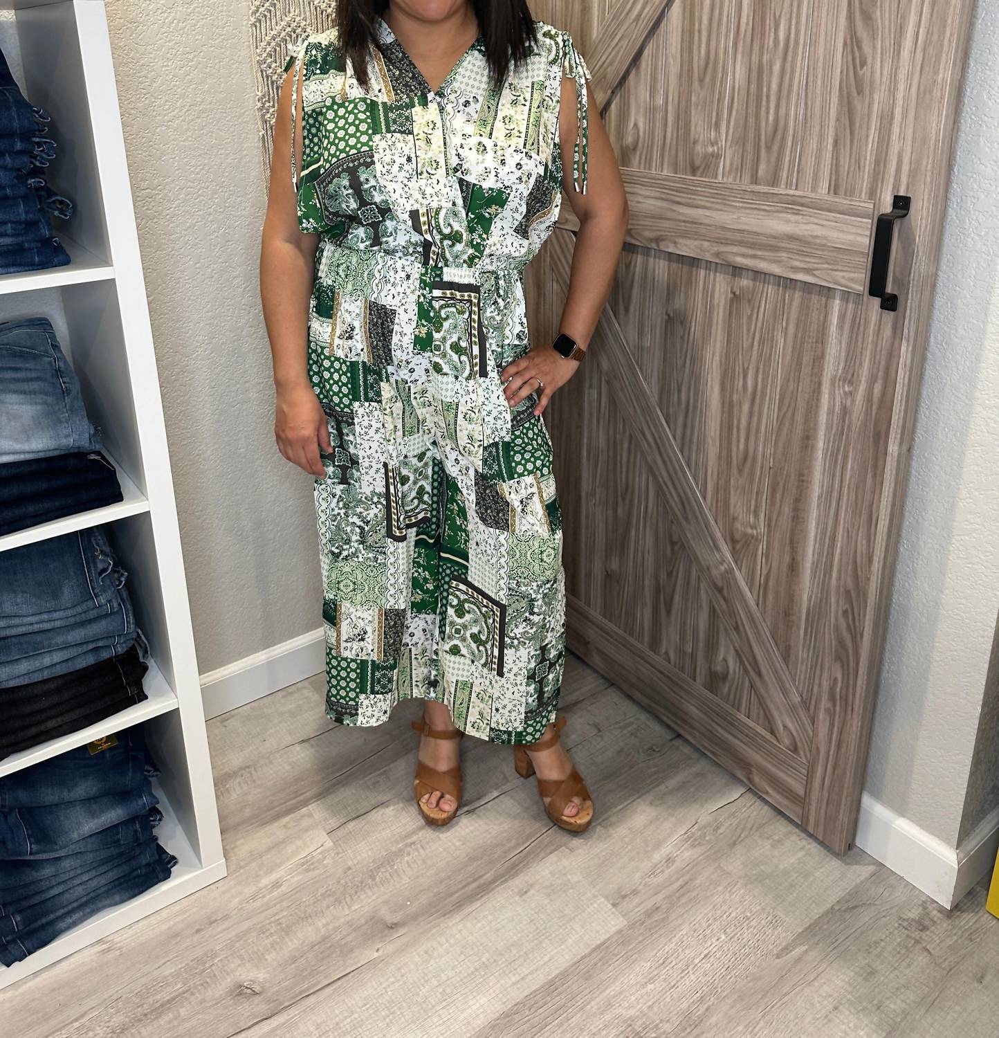 Ces Femme - Paisley Print Summer Jumpsuit