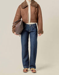 2.7 August Apparel - Aspen Shearling Jacket
