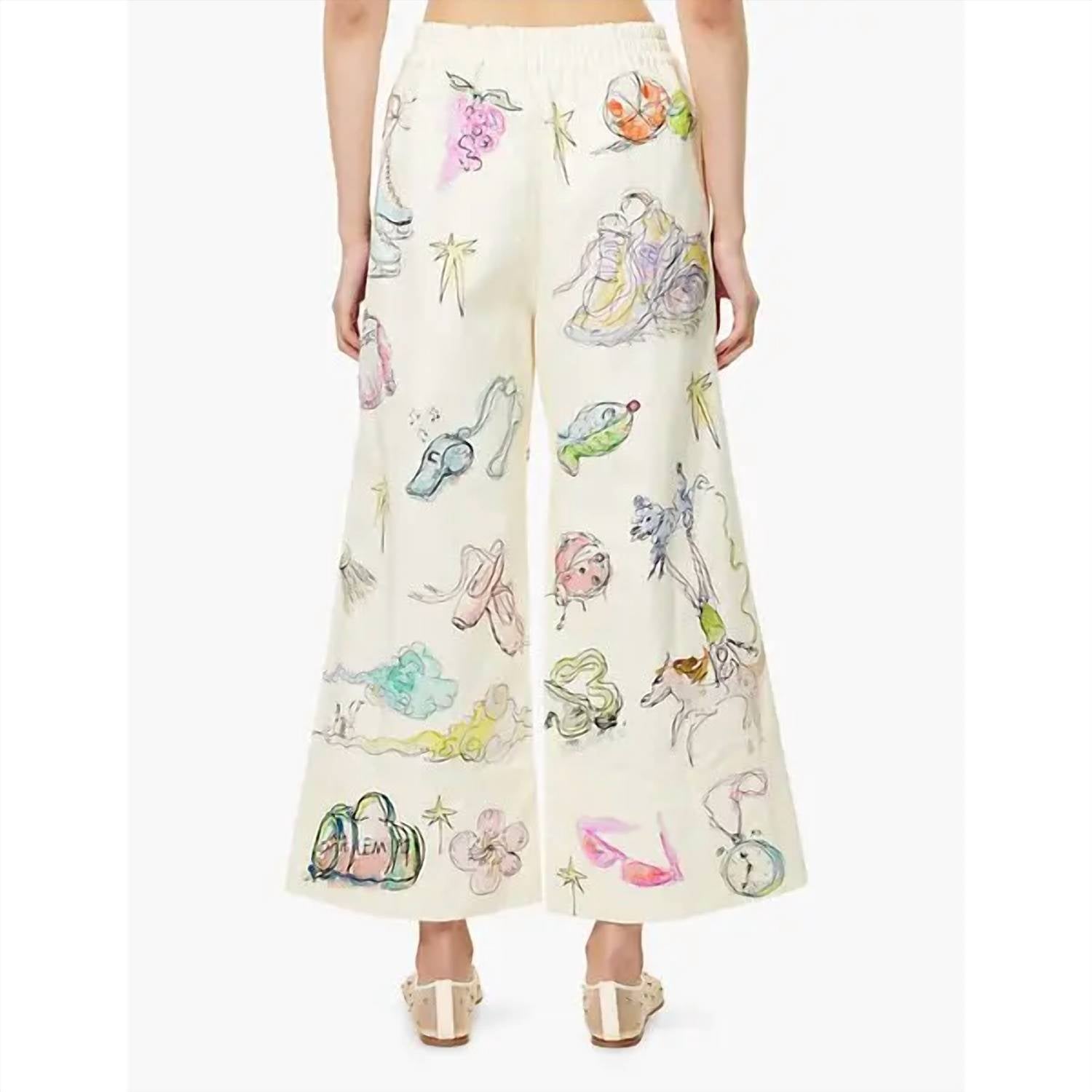Alemais - Court Cotton Canvas Wide-Leg Pant
