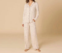 Softies - Aria Slim Notch Collar Pajama Set