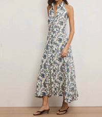 Veronica Beard Mackey Dress in dove multi - women's dress