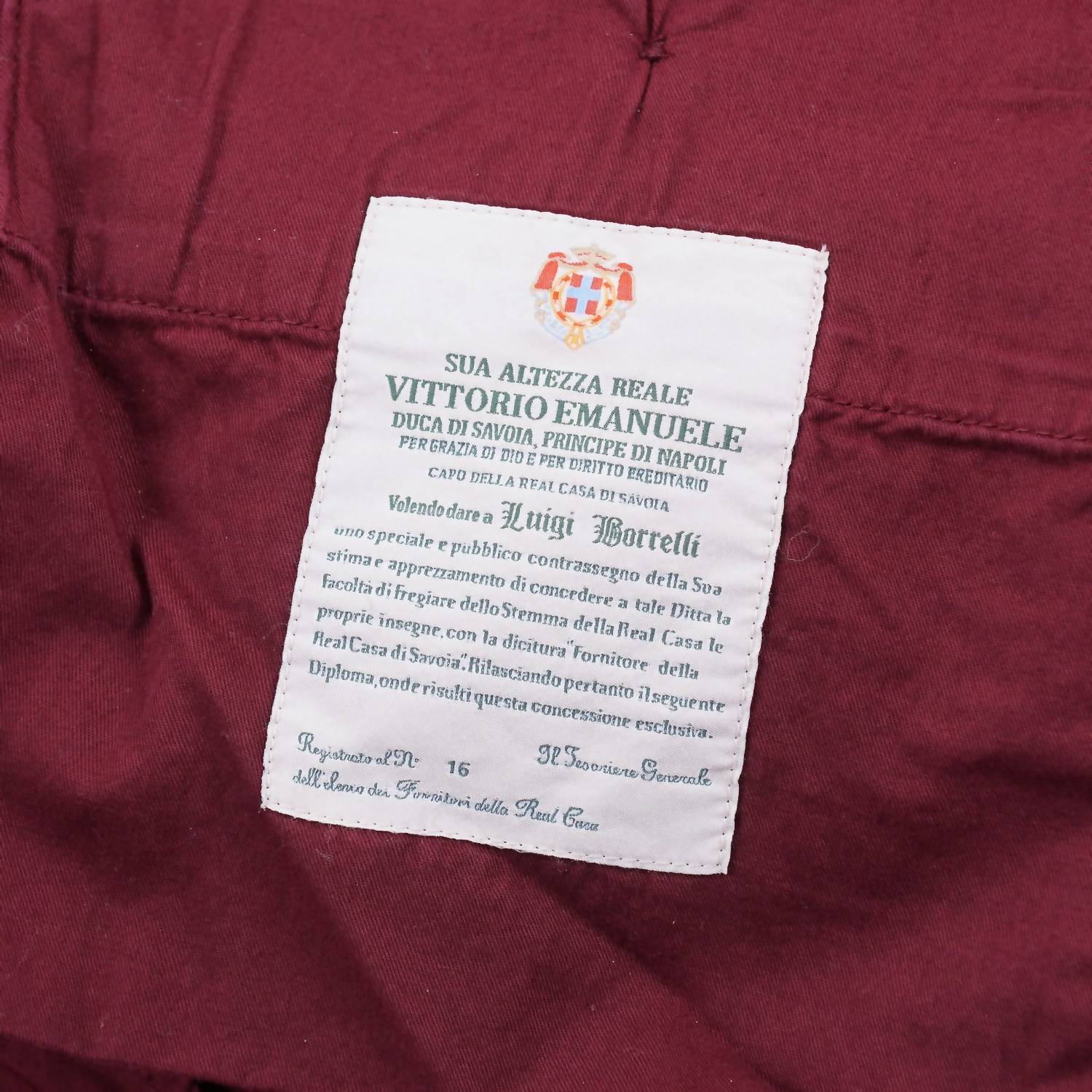 Luigi Borrelli Napoli - Men's Slim-fit Cotton Pants