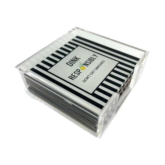 Maven Home - Acrylic Coaster With Pickle Ball - Set Of 4