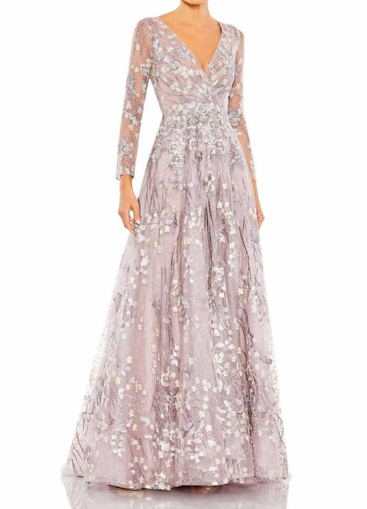 Mac Duggal - Floral Maxi Dress