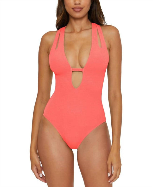 Becca - Pucker Up Tear Drop One Piece Swimsuit