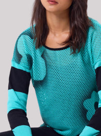 Angel Apparel - Flower Detail Knit Top