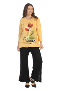 Jess & Jane - Ellen Mineral Washed Cotton Layered Top
