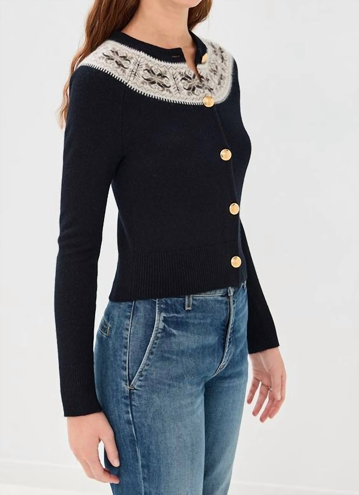 Nili Lotan - Josefa Cashmere Fair Isle Cardigan