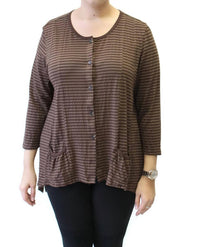 Kleen - Tonal Striped Pocket Cardigan