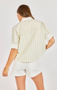 Sadie & Sage Margs at Sunset Shirt in beige - women's t-shirt - detail view
