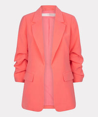 Esqualo - Rouched Sleeve Blazer