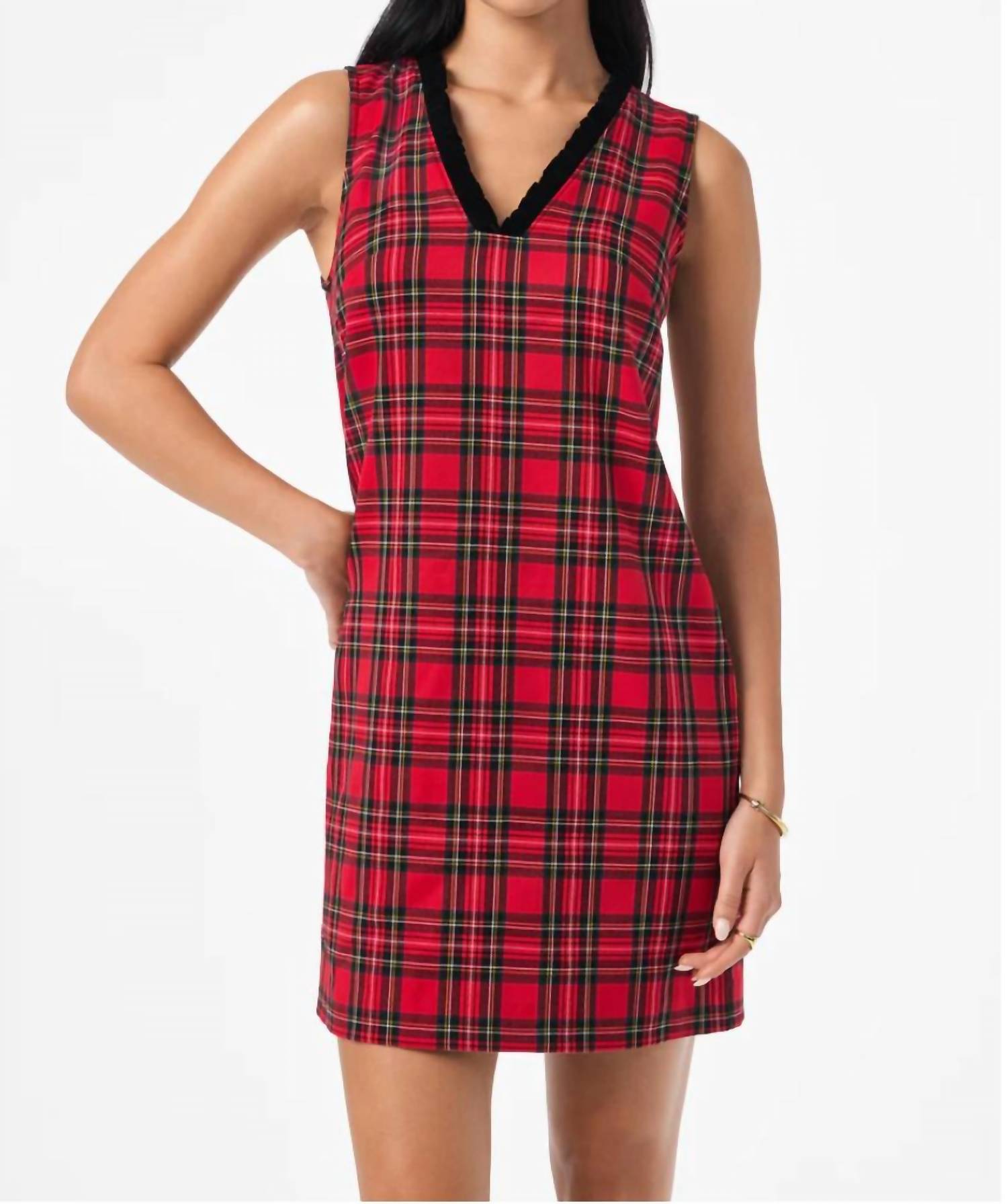 Trina Turk - Revah Tartan Mini Dress