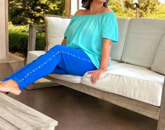 Made In Italy - Studs & Diamante Italian Magic Pants