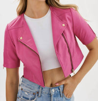 Lamarque - Kirsi Cropped Biker Jacket