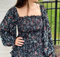 Belle - Caroline Smocked Top