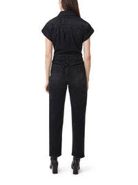 Habitual - Rolled Sleeve Denim Jumpsuit