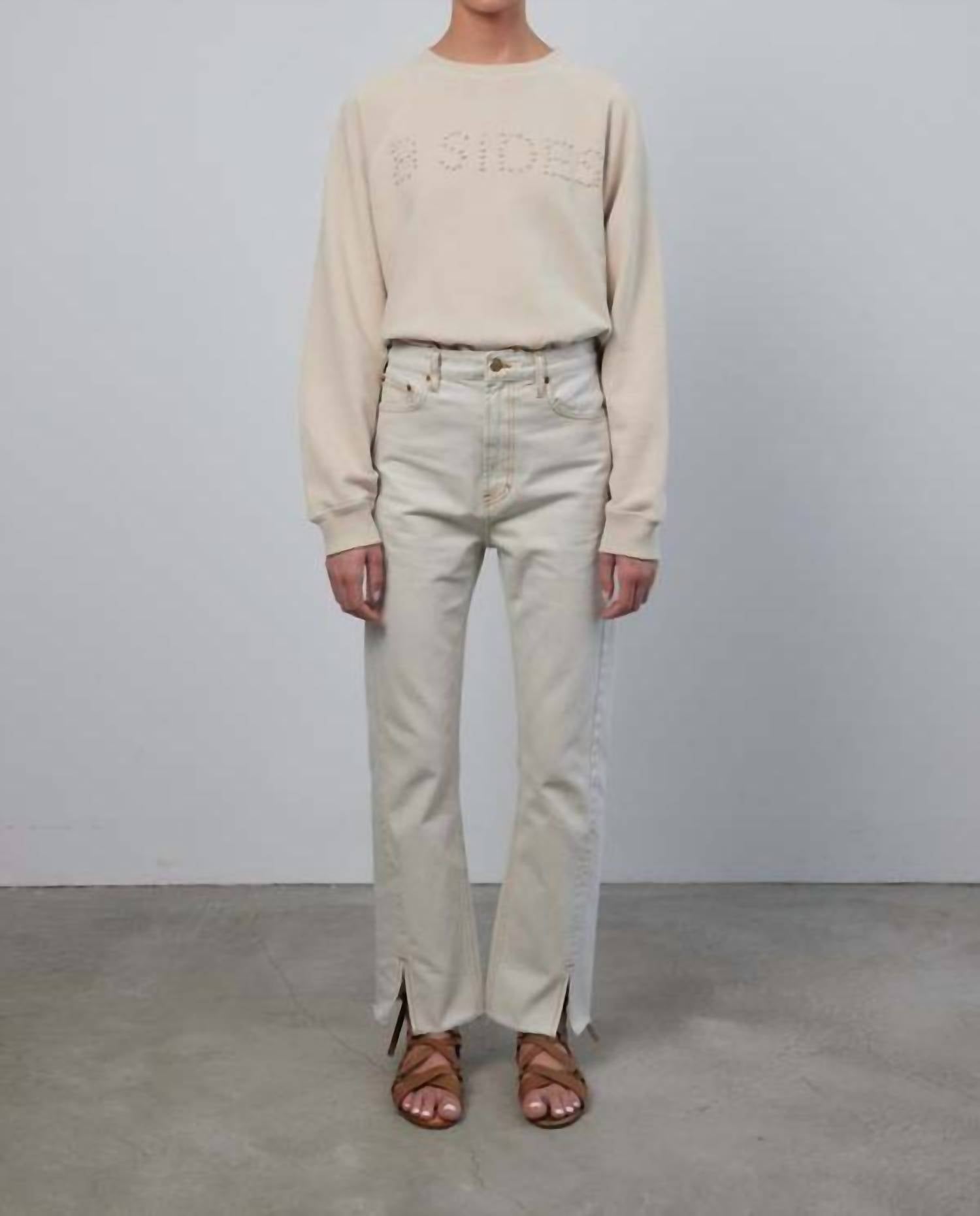 B Sides - Stowe Split-seamed Hem Jeans