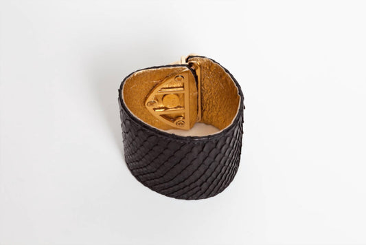 Avenue Chic - Women's Genuine Lock Cuff - X L