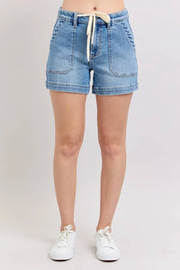 Judy Blue - High Waist Jogger Shorts