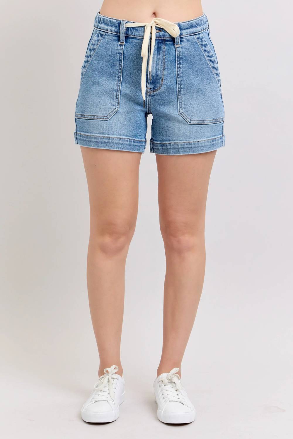 Judy Blue - High Waist Jogger Shorts