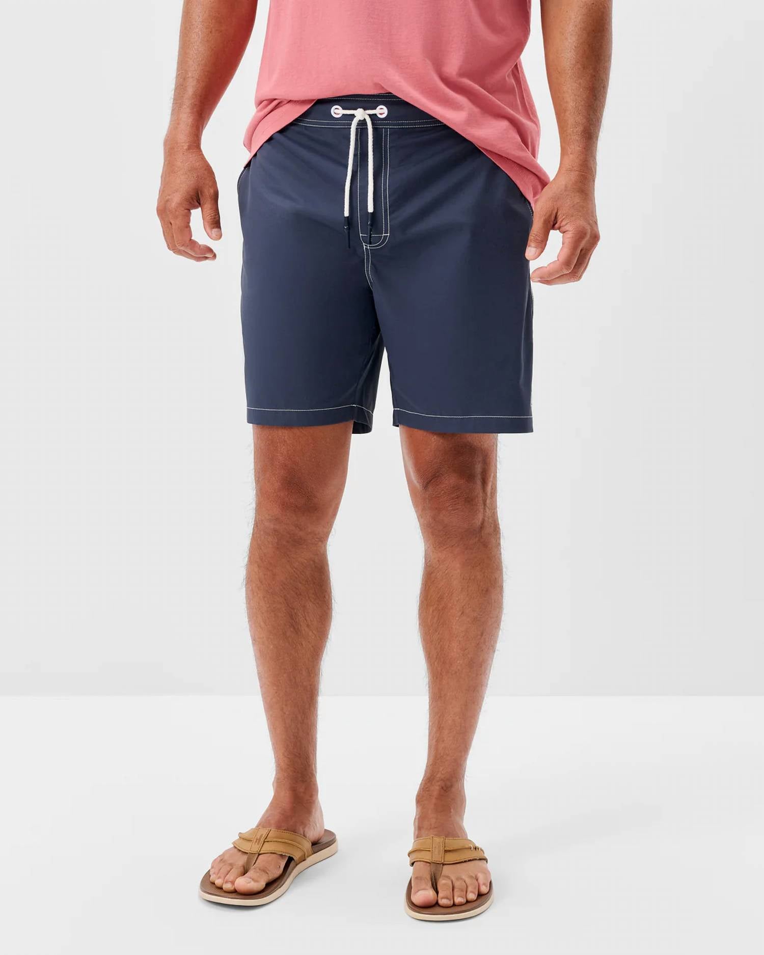 Johnnie-O - Half Elastic Swim Trunks - 7"