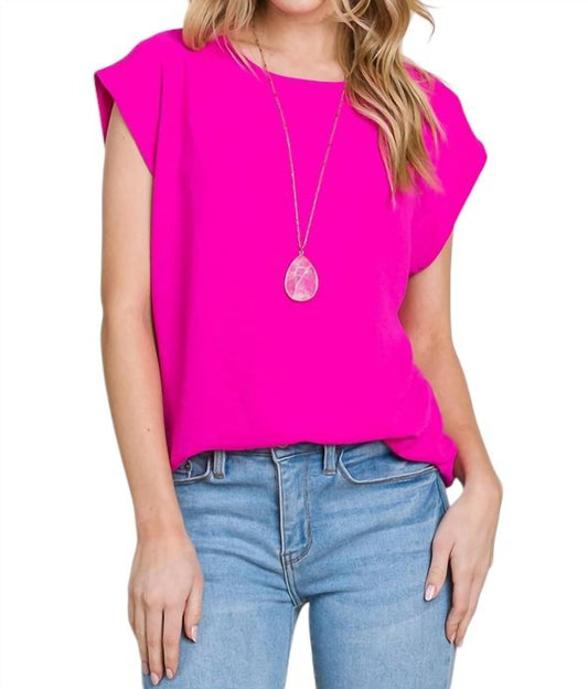 Lime N Chili - SOLID MUSCLE SLEEVE ROUND NECK LOOSE FIT TOP