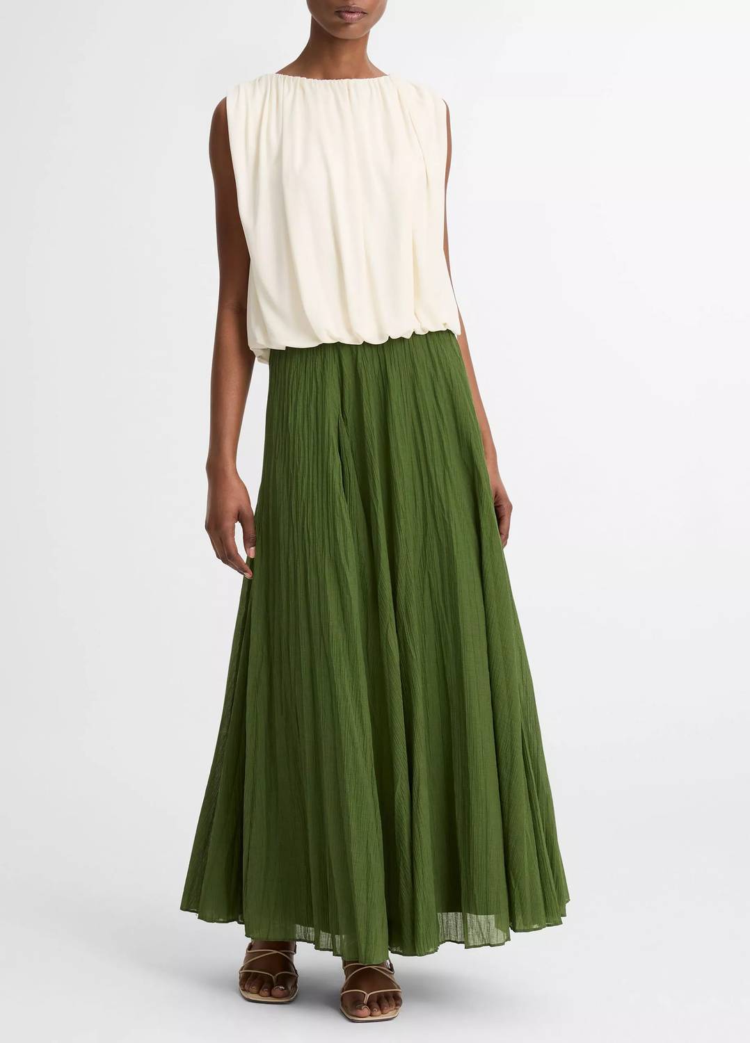 Vince - Matte Jersey Bubble Top