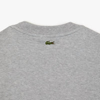 Lacoste - Unisex Loose Fit Large Crocodile Organic Cotton Tee Shirt