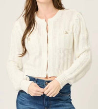 Btb Los Angeles - Jade Crewneck Cardigan