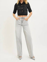 Risen - Emmy Updated Short Sleeve Denim Jacket