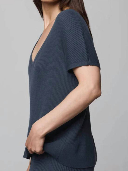 Splendid - Georgie Short Sleeve V Sweater
