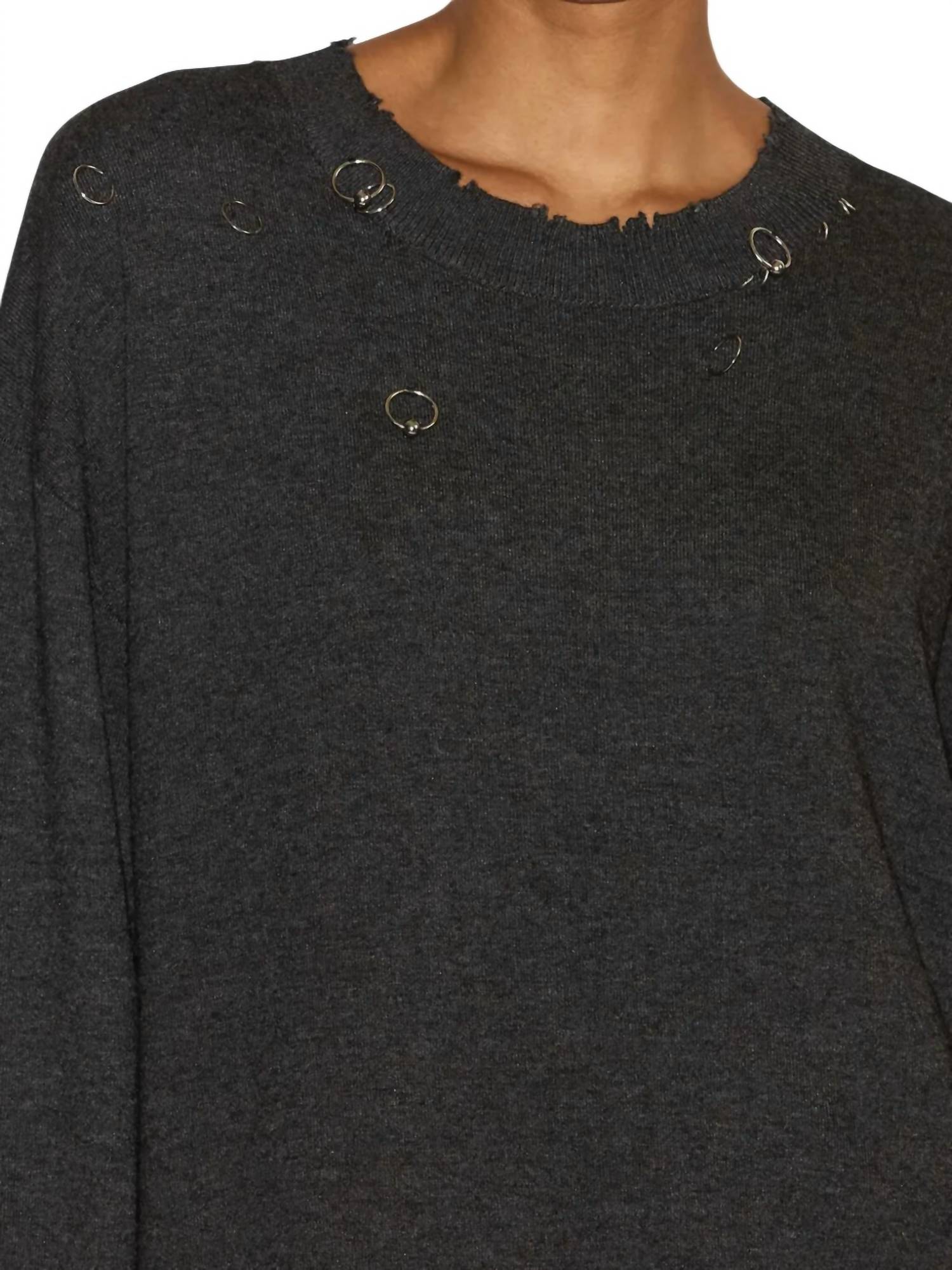 Isabel Marant - Cassandre Ring Embellished Pullover Sweater