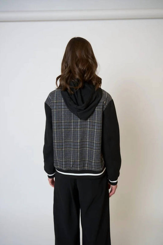 Central Park West - Billie Plaid Bomber Jacket