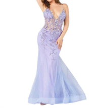 Jovani - Spaghetti Strap Formal Gown
