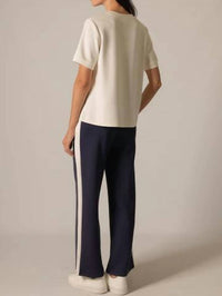 P.Cill - Lula Side Stripe Wide Leg Pants