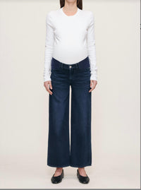 DL1961 - Women's Hepburn Maternity Ankle Jeans in crater lake - women's jeans