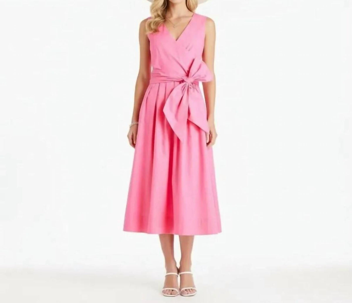 J.Crew - Sleeveless Wrap Midi Dress