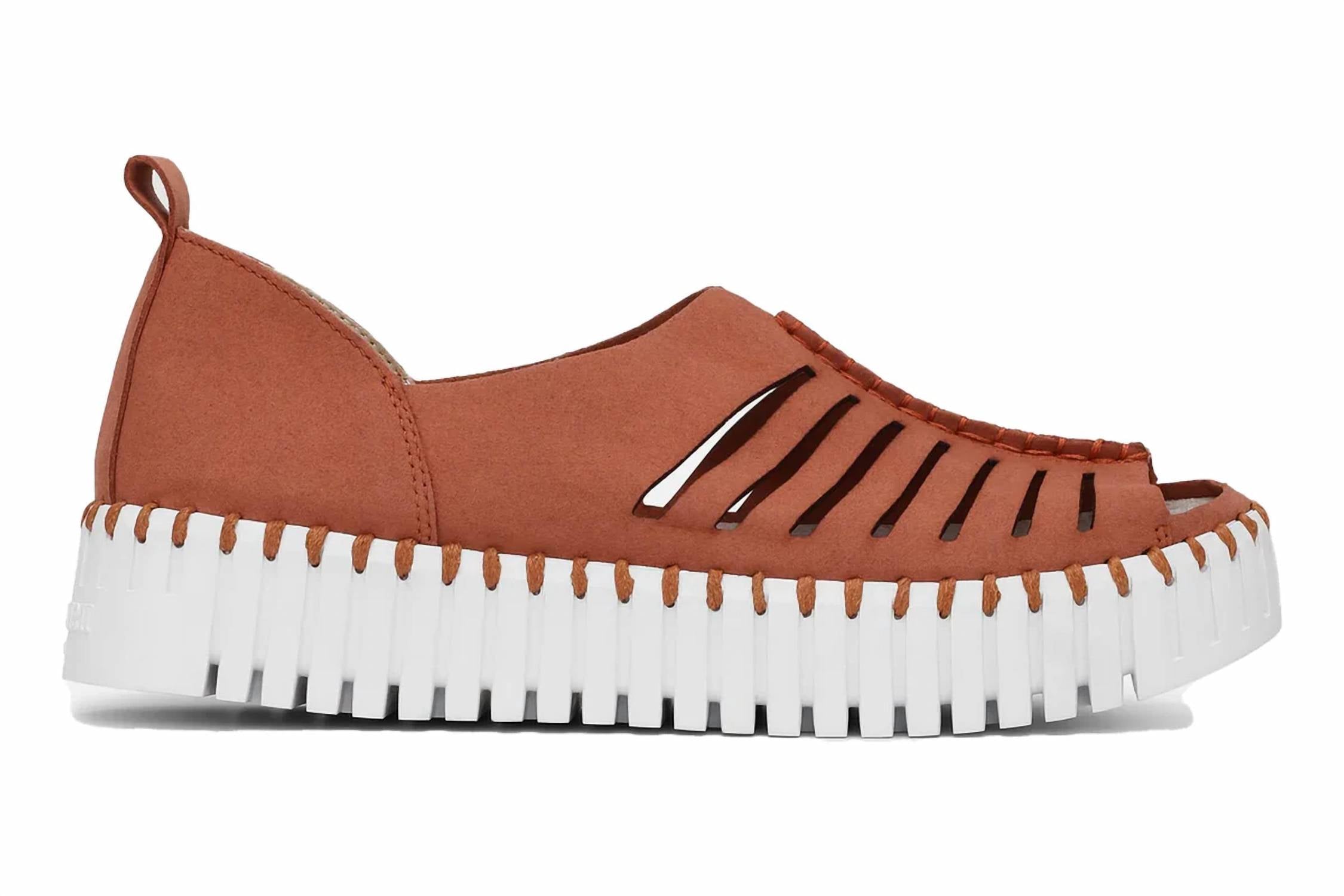 Ilse Jacobsen Women's Tulip 9376 Slip-on Sneaker in light brick - women's sneaker