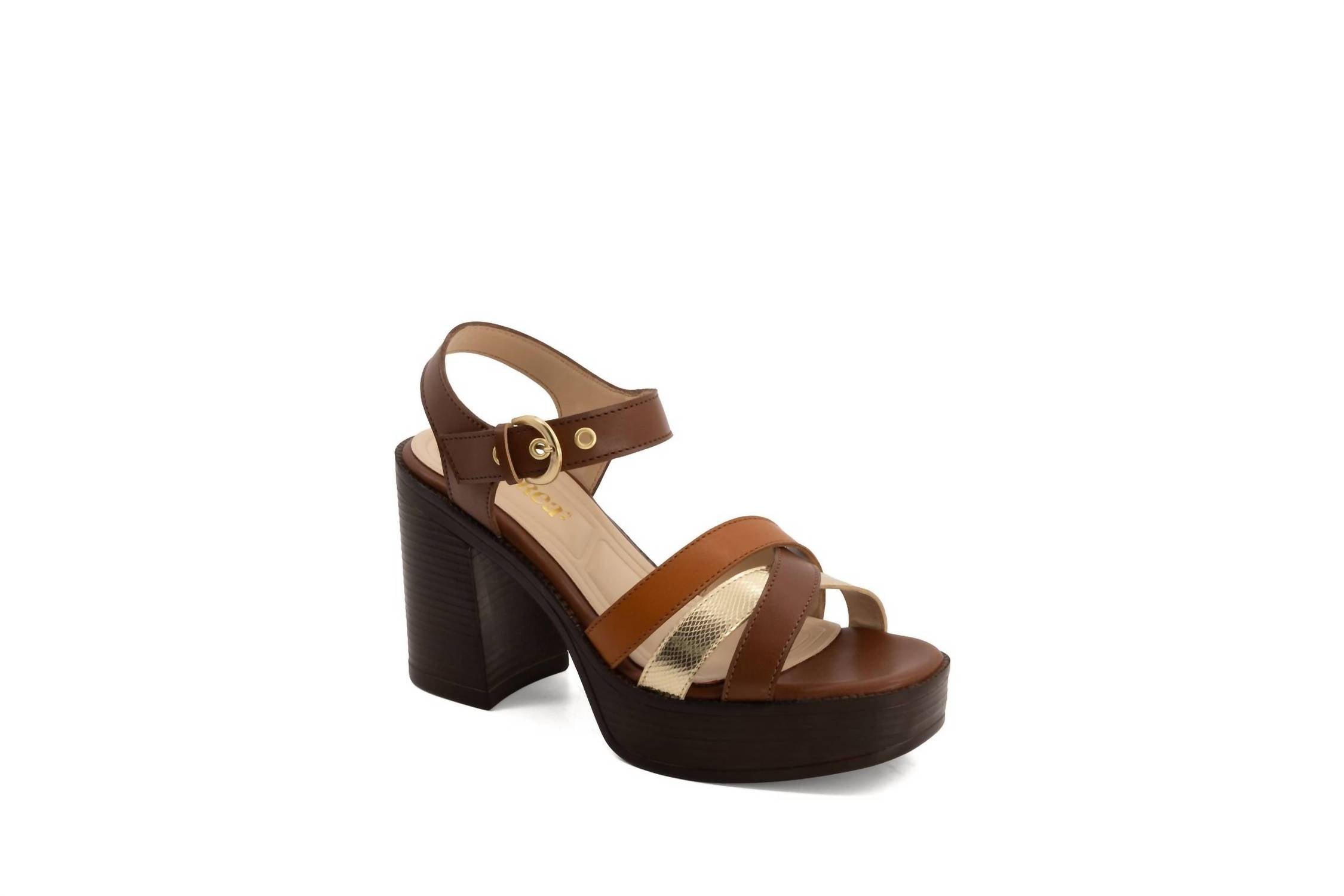 Andrea - Women's Ankle Strap Heeled Sandals
