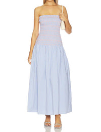 Line And Dot - Eleni Smocked Dress